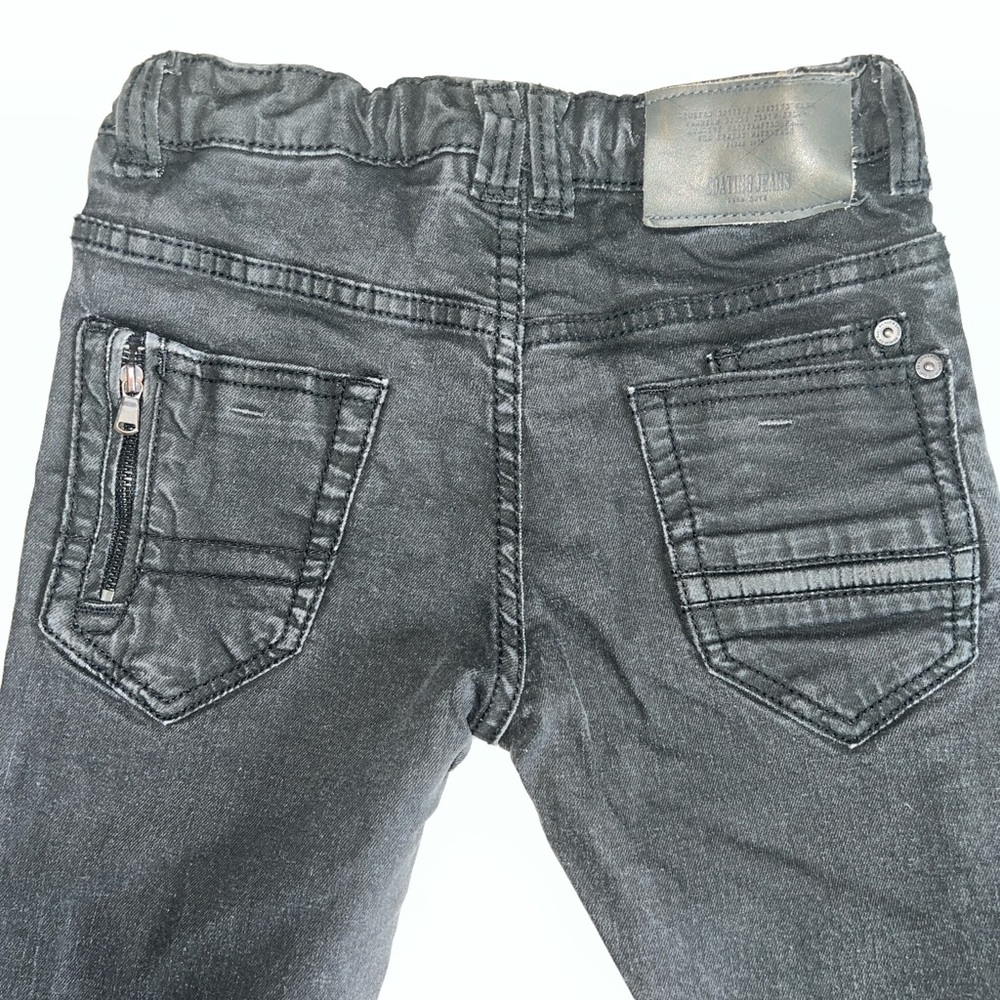 ZARA Boys Black Jeans Size 8 – Adjustable Waist